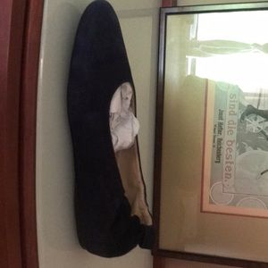 EVERLANE The Day Flat Suede Navy 9.5